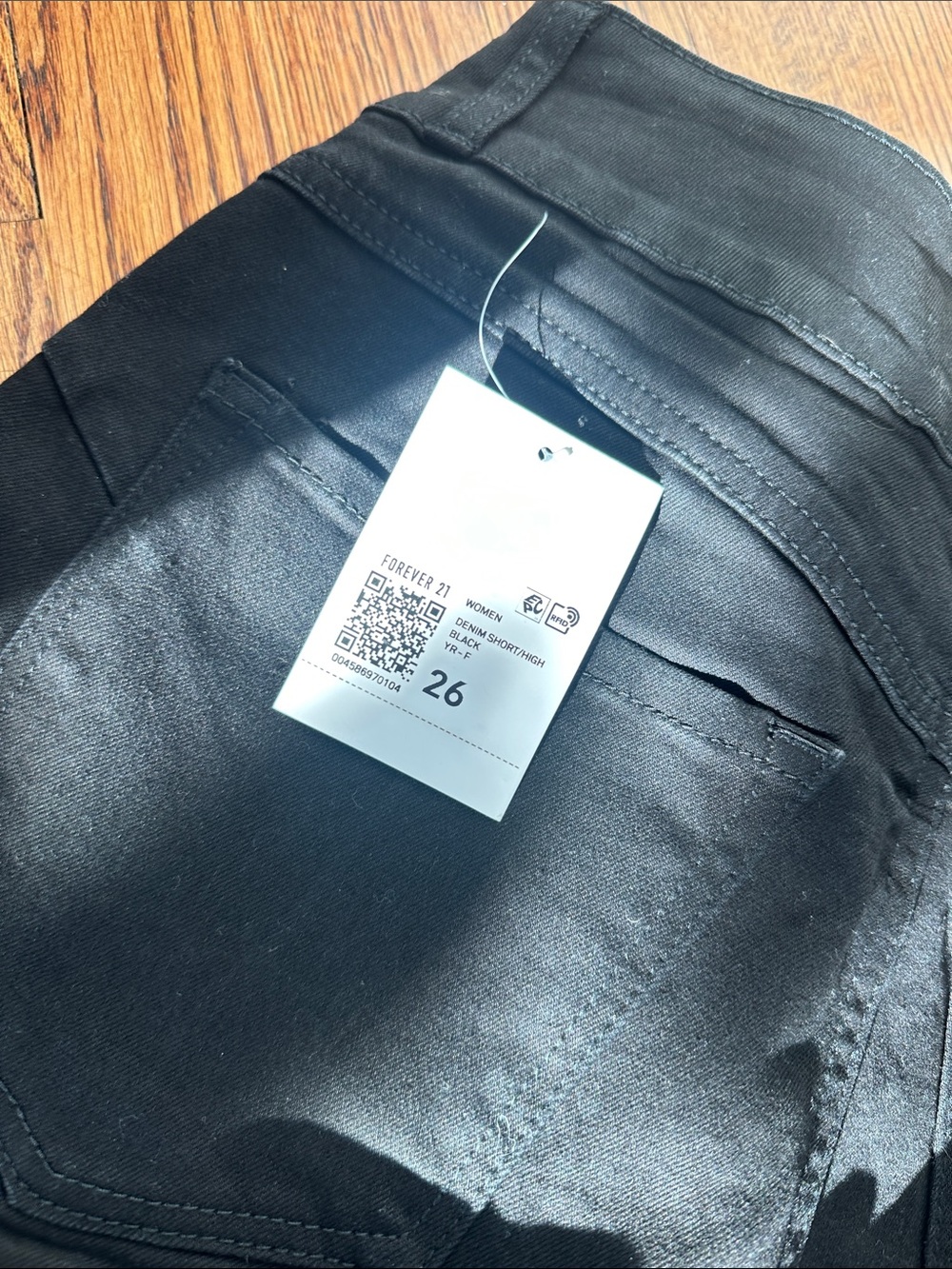 Forever 21 Black up lift High-Rise Jean Shorts - Picture 9 of 10
